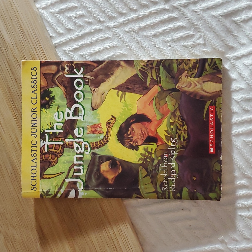 2/$20 Vintage Novel "The Jungle Book" Scholastic Junior Classics